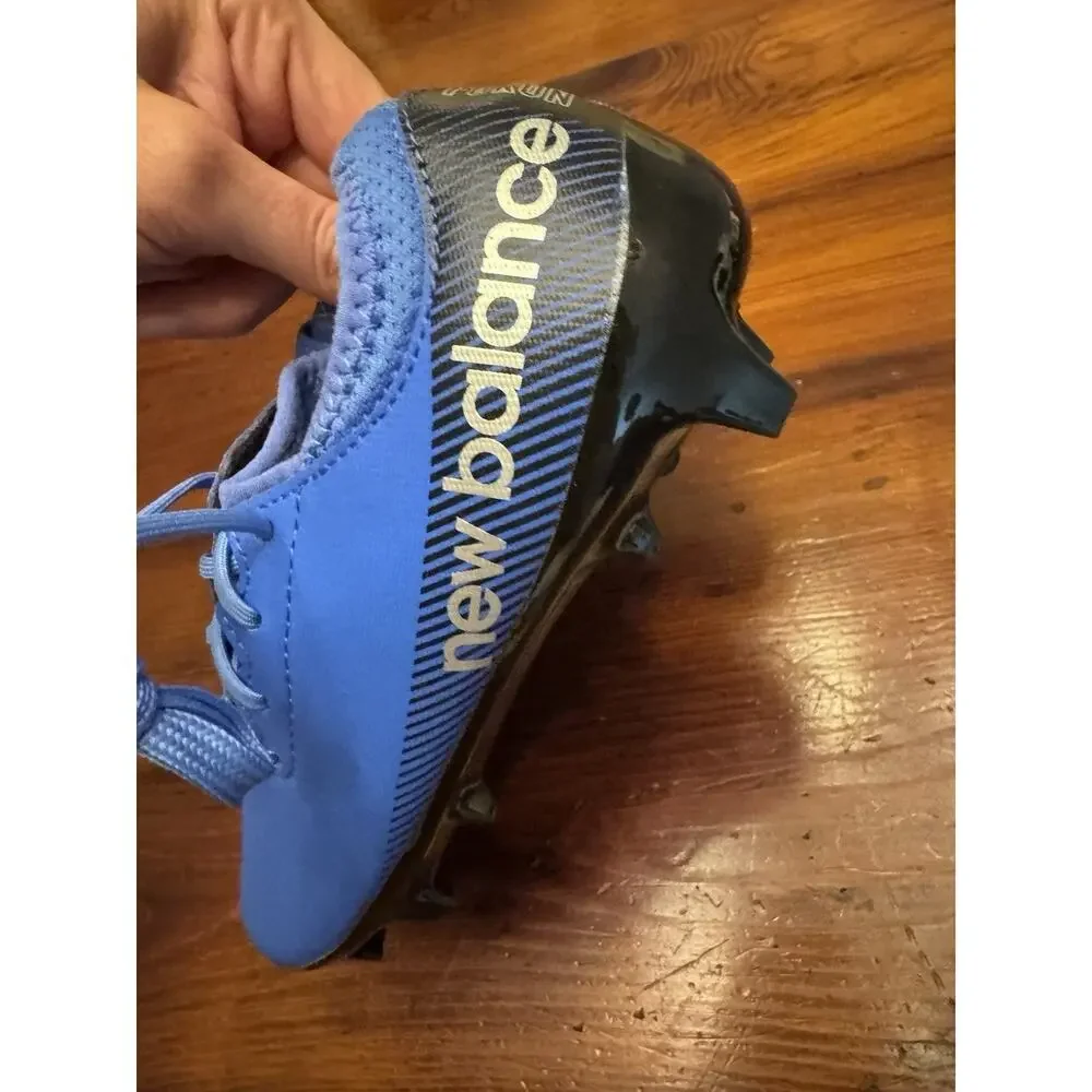 New Balance Furon V7 Dispatch Junior Soccer Cleats Blue Youth Sz 2 NEW